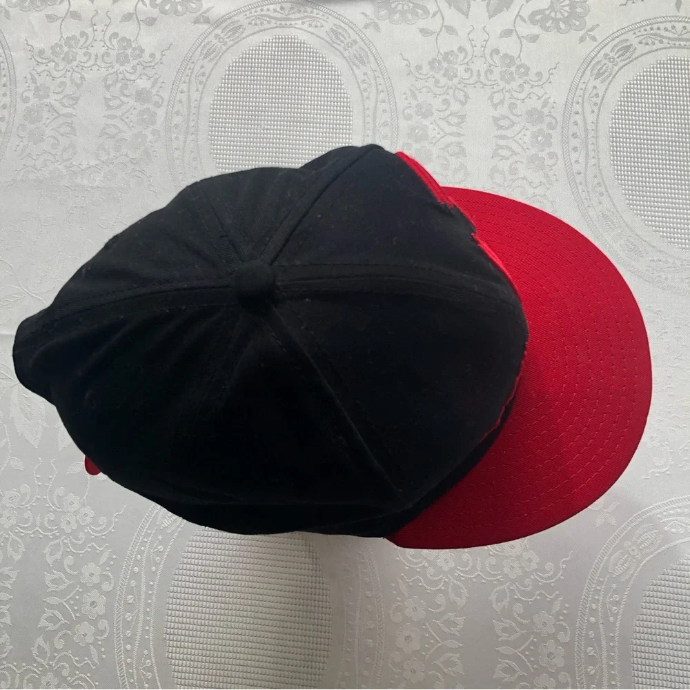 Marvel Y2K New Era Vintage Embroidered OSFM Black/Red Spider-Man Cap Hat 9FIFTY